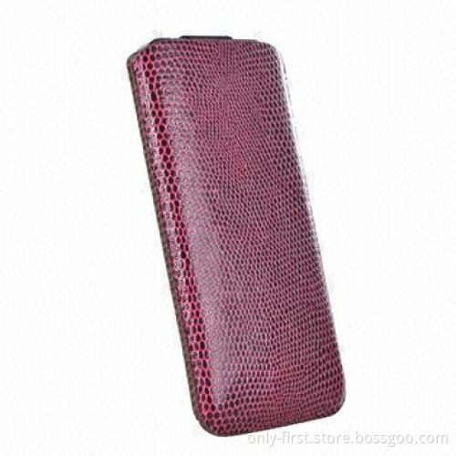 Case for iPhone, Made of PU Material, 5 Kinds of Colors